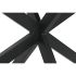 Masă de Sufragerie DKD Home Decor Negru Natural Metal Lemn de mango 200 x 100 x 76 cm
