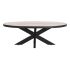Masa de Cafea DKD Home Decor Natural Metal Lemn de mango 130 x 70 x 45 cm
