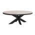 Masa de Cafea DKD Home Decor Natural Metal Lemn de mango 130 x 70 x 45 cm