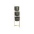 Ghiveci DKD Home Decor 30 x 21 x 80 cm Negru Auriu* Metal