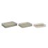 Set de Tăvi DKD Home Decor 53 x 38 x 8 cm Metal Multicolor (3 Unități)