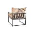 Fotoliu DKD Home Decor 70 x 75 x 85 cm Negru Metal Multicolor