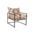 Fotoliu DKD Home Decor 70 x 75 x 85 cm Negru Metal Multicolor