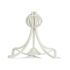 Masa laterală DKD Home Decor 81 x 81 x 81,5 cm Metal Alb