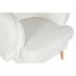 Fotoliu DKD Home Decor Alb Natural Lemn 91 x 80 x 78 cm