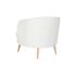 Fotoliu DKD Home Decor Alb Natural Lemn 91 x 80 x 78 cm