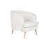 Fotoliu DKD Home Decor Alb Natural Lemn 91 x 80 x 78 cm