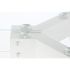 Masă de Sufragerie DKD Home Decor Alb Transparent Geam Lemn MDF 160 x 90 x 75 cm