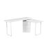 Birou DKD Home Decor 150 x 120 x 75 cm Natural Metal Alb Lemn MDF