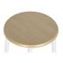 Set de Masă cu 2 Scaune DKD Home Decor Metal Lemn MDF 80 x 50 x 84 cm