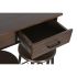 Set de Masă cu 2 Scaune DKD Home Decor Maro Negru Metal Lemn MDF 80 x 50 x 84 cm