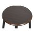 Set de Masă cu 2 Scaune DKD Home Decor Maro Negru Metal Lemn MDF 80 x 50 x 84 cm