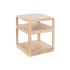 Masa laterală Home ESPRIT Natural Lemn de mango 51 x 51 x 61 cm