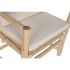 Fotoliu Home ESPRIT Alb Bej Natural Bumbac 61 x 50 x 90 cm