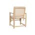 Fotoliu Home ESPRIT Alb Bej Natural Bumbac 61 x 50 x 90 cm