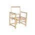 Fotoliu Home ESPRIT Alb Bej Natural Bumbac 61 x 50 x 90 cm