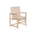 Fotoliu Home ESPRIT Alb Bej Natural Bumbac 61 x 50 x 90 cm