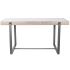 Masă de Sufragerie Home ESPRIT Alb Gri Natural Metal 150 x 85 x 75 cm