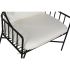 Fotoliu Home ESPRIT Alb Negru Metal 70 x 68 x 79 cm