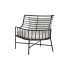 Fotoliu Home ESPRIT Alb Negru Metal 70 x 68 x 79 cm