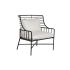 Fotoliu Home ESPRIT Alb Negru Metal 70 x 68 x 79 cm