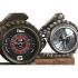 Stolní hodiny Home ESPRIT Maro Argintiu Metal Vintage 27 x 10,5 x 18 cm (2 Unități)