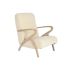 Fotoliu Home ESPRIT Alb Natural 57 x 55 x 85 cm