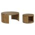 Set de 2 mese Home ESPRIT Lemn 99 x 99 x 48 cm