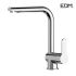 Robinet Monocomandă EDM 01126 Calella Argintiu Oțel inoxidabil Alamă Zinc Chiuvetă