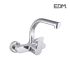 Robinet Monocomandă EDM 01145 Argintiu Oțel inoxidabil Alamă Zinc 21 x 19 cm