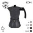 Cafetieră Italiană EDM Negru Aluminiu 12 Hrníčky Inducție