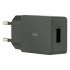 Încărcător de Perete + Cablu USB A la USB C KSIX USB Negru