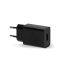 Încărcător de Perete + Cablu USB A la USB C KSIX USB Negru