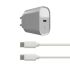 Încărcător de Perete + Cablu USB C KSIX Alb 20W