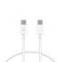 Cablu USB-C la USB-C KSIX BXCUC03SBL