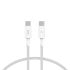 Cablu USB KSIX Alb 1 m