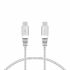 Cablu USB-C la USB-C KSIX Alb
