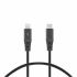 Cablu USB-C la Lightning KSIX Negru