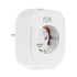 Priză Inteligentă KSIX Smart Energy Slim WIFI 250V Alb