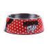 Dispozitiv de hrănire pentru câini Minnie Mouse Roșu Melamina 180 ml Negru Metal