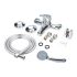 Set de accesorii Fontastock Baie/duș Zinc