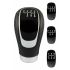 Buton manetă schimbător BC Corona POM30152 Lung Negru Piele