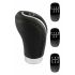Buton manetă schimbător BC Corona POM30152 Lung Negru Piele
