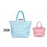 Geantă de Plajă Bismark Albastru Roz Oxford 50 x 16 x 35 cm