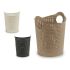 Lighean multifuncțional, din material plastic Kipit Rattan Alb Maro Negru Plastic 15 L