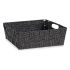 Coș Kipit Negru Pânză 23 x 8 x 27 cm