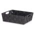 Coș Kipit Negru Pânză 23 x 8 x 27 cm