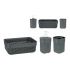 Set de Baie Berilo Antracit Plastic