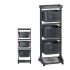 Cărucior pentru legume Kinvara TP-749 Antracit polipropilenă Plastic 33 x 11,2 x 42,5 cm