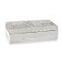 Casetă de Bijuterii Ceramică Argintiu (10,2 x 6,3 x 20,5 cm)